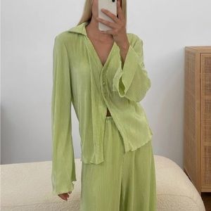Green loungewear set